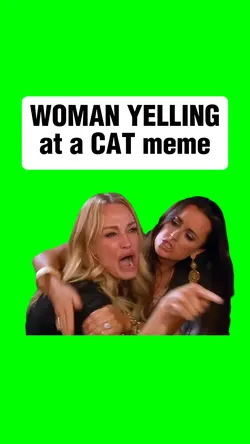 WOMAN YELLING AT CAT