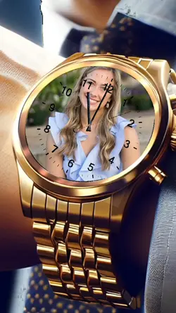 relógio overlay