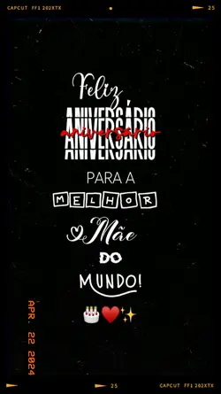 Aniversário Mãe
