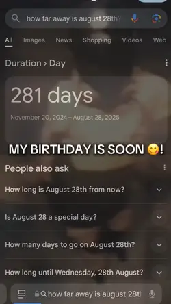 MY BIRTHDA