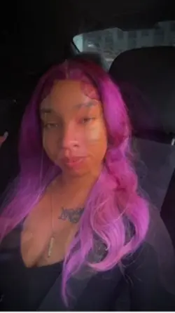 Purple hair 