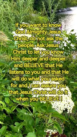 Ask Jesus Christ!