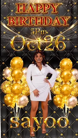 Birthday flyer