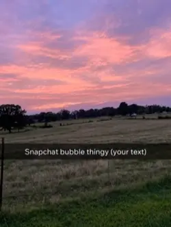snap bubble text idk