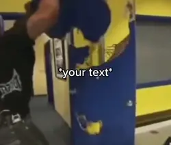 Smashing door meme