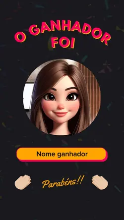 O ganhador foi...
