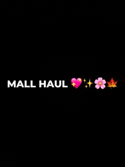 MALL HAUL 🌟❤️✨🌸💄🤠