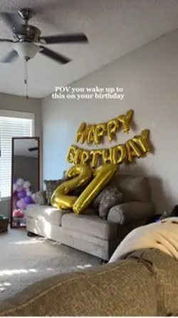 POV it's your bday