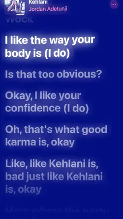 KEHLANI lyric edit