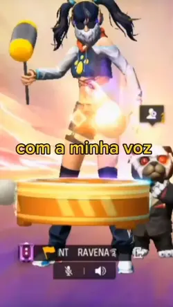 tentei com minha voz