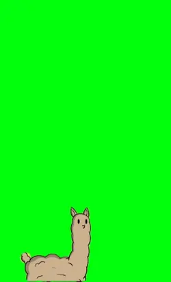 happy llama