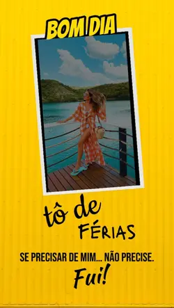 Tô de férias