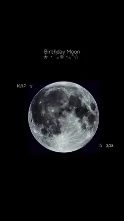Birthday moon ‎✮ ⋆ ˚