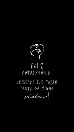 feliz aniversário