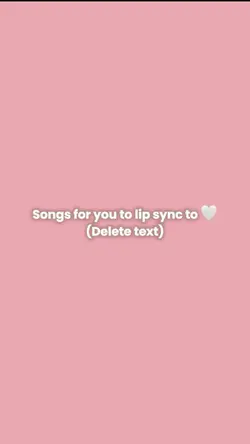Lip sync 🤍