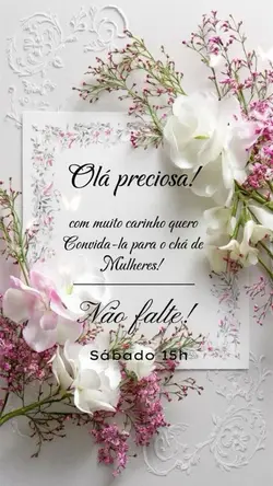 CONVITE MULHERES 🌸🏆