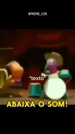 diminui o som