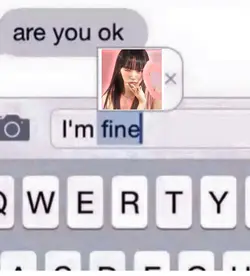 i’m fine meme