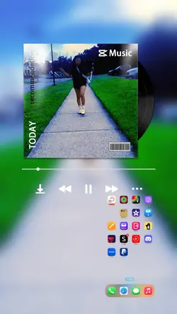 iPhone playing music