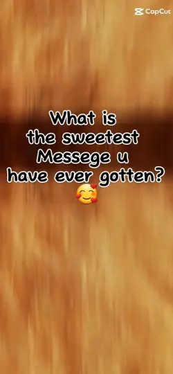 sweet message