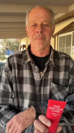 Man facial