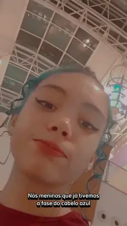 fase do cabelo azul