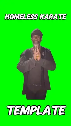 Homeless Karate meme