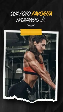 sua foto na academia