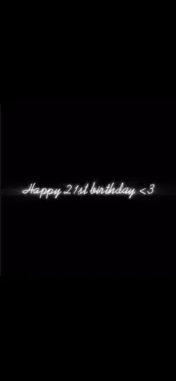 Happy birthday <3