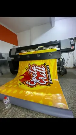 Lona em impressão 