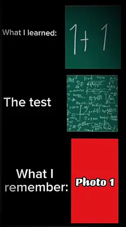 Test vs remember 