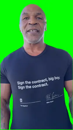 Sign the contract 