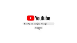 YouTube interface 