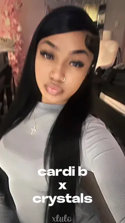 cardi x crystals