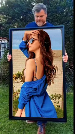 foto no quadro