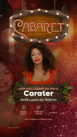 Convite Cabaret