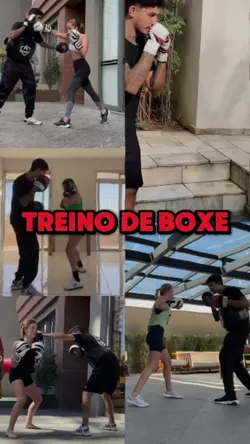 treino de boxe