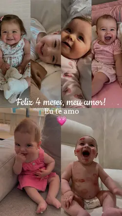 Feliz 4 meses, nenê🥹