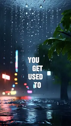 Used to it 