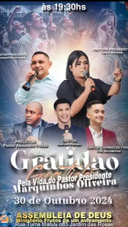 Culto de Gratidão 