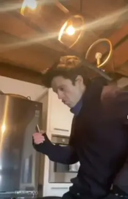 Sebastian dancing
