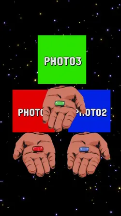Pill blue pill red