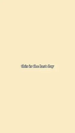the last day