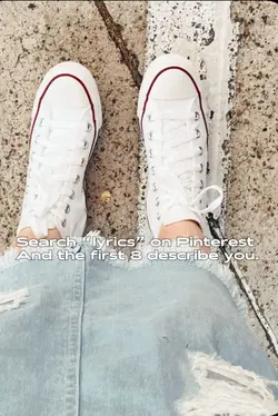 Lyrics on pin 