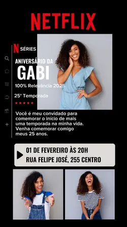 Convite Netflix