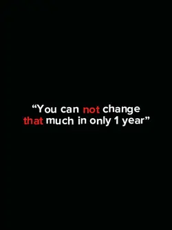 You can’t change