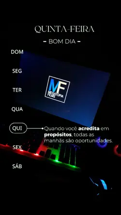 BOM DIA QUINTA-FEIRA