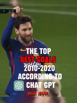 Best goals 2010-2020