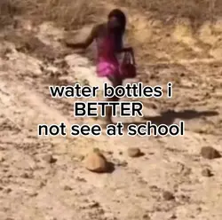 water bottles🥲