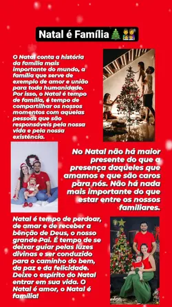 Natal é família 